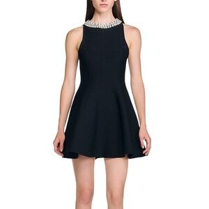 Darcy Pearl Collar Short Dress